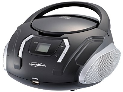 Reflexion CDR2250U BK UKW-Radio mit CD/MP3/USB/AUX-IN schwarz