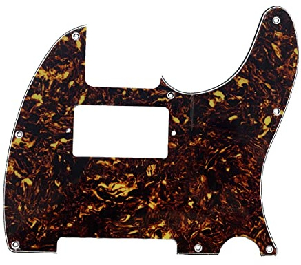 KAISH 8-Loch-Tele-Style-Humbucker-Schlagbrett TL Schlagbrett für Telecaster/Tele Dark Tortoise