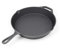 Wiltec Poêle à frire en Fonte Ø30cm avec Manche et Bec verseur Accessoires cuisson Effet Anti-adhésif naturel Cuisine