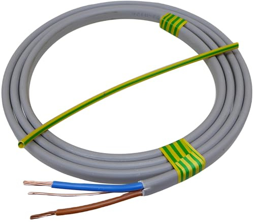 6mm Twin and Earth Cable with Earth Sleeving 6242Y For Cookers, Ovens and Electric Showers (10 Metre)