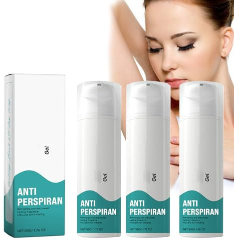 Antitranspirant Set Starkes Schwitzen -Antitranspirant Deo Spray Gegen Starkes Schwitzen, Antitranspirant GEL Gegen Starkes Schwitzen im Gesicht,Anti schwitzen für Gesicht und Körper (3)