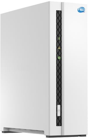 SIMPLETEK - Système de stockage réseau domestique NAS avec 2 Go de RAM, 1 baies pour disques durs 3,5 pouces, USB, LAN gigabit
