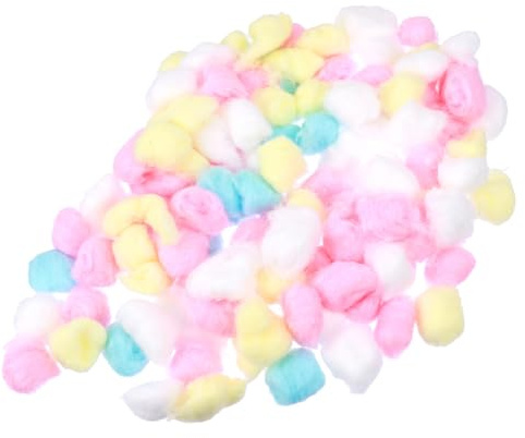 HANABASS 5 Packs de Boules de Coton pour Hamster Coton Chaud et Absorbant Lit Douillet pour Animaux en Hiver et Confortable