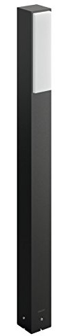 Philips 1648993P0 A++, myGarden LED Wegeleuchte Stratosphere, 1000 lm, Aluminium, 9 W, Integriert, anthrazit, 7.6 x 6 x 77 cm