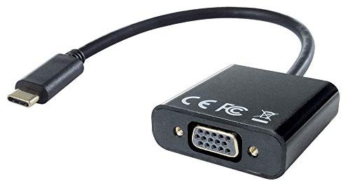 Connekt Gear USB 3.1 Type C to VGA Active Adapter - Male to Female - Thunderbolt and DP Compatible