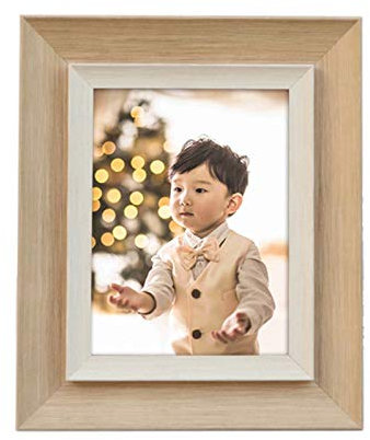 Bilderrahmen, Harzdekoration Kreative Wandbehang Kleiner Fotorahmen Kreative Heimdekoration Schlafzimmer Nachttischdekoration (Farbe : Weiß, Größe : 9×13cm)