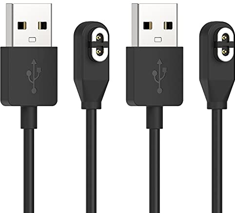 Lot de 2 Câbles de Chargeur Compatible avec AfterShokz Aeropex AS800&OpenComm ASC100SG&Shokz OpenRun Pro, Cordon de Chargeur USB Magnétique pour AfterShokz Écouteurs à Conduction Osseuse