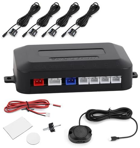 Sensores de Coche Traseros, Sensor de Aparcamiento de Coche, Kit de Radar de Marcha Atrás, de Sonda Indicadora de Sonido de Advertencia, Asistencia de 12 V, Sensor de Asistencia de Vehículos D