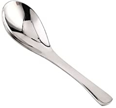 TOMYEUS Cucharas de Sopa Chinas Spoon de Acero Inoxidable Sopa de Sopa Restaurante Spoon Cining Spoon Golden Spoon Spoon Restaurante Hotel Golden Silver Spoon Cuchara Versátil