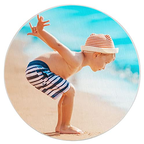 personalisierter Foto-Untersetzer, individuelle Diatomit Untersetzer für Getränke mit eigenem Foto/Text, Eigenen Bierdeckel selbst gestalten, Geschenk für Geburtstag, Jahrestag, 1 Stück