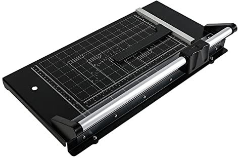 YyDDs Tragbarer A2-Papierschneider Fototrimmer A4 Tragbare Guillotine für Scrapbooking, Bastelpapierschneider Guillotine für Bastelpapier, Gutscheine, Etiketten und Karton