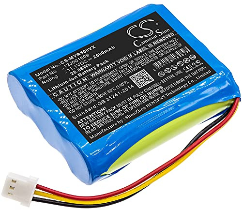 TECHTEK Batterie 2600mAh Compatible avec [Moneual] Everybot RS500, Everybot RS700 remplace 12J001609 FBA