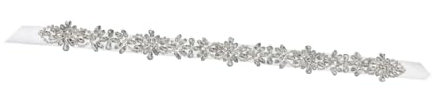 VALICLUD 1stück Brautgürtel Mit Strass Und Perlen Eleganter Taillengürtel Für Hochzeitskleider Schimmerndes Brautaccessoire Für Braut Und Brautjungfer Leicht Und Bequem Langlebig Nicht
