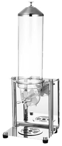 4L/8L/12L Dry Food Dispenser, Stainless Steel Countertop Cereal Dispenser Food Storage Containers with Base for Kitchen Pantry Snack Organizers,Single