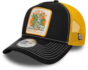 New Era Summer Patch Trucker Adjustable Cap Beat The Heat Schwarz