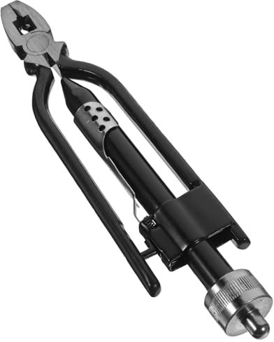 jojofuny Professional Wire Twisting Pliers Reversible Safety Wire Twisting Pliers Locking Steel Snips