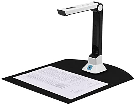 10 Mega High Definition Scanner BK50 Fångst Storlek A4 Dokumentkamera Support 7 Språk för Kortpassfildokumentigenkänning (Mjuk matta)