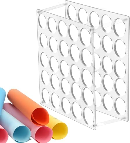 Organizador de almacenamiento de vinilo con 25 ranuras, soporte para