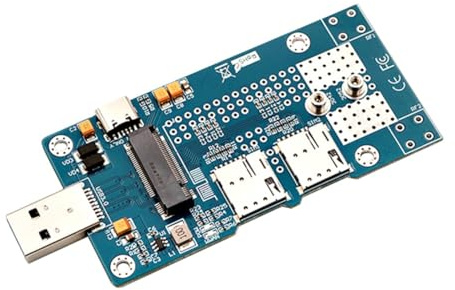 Eieenotee M. 2 Bis USB 3.0 -Adapter f¨¹r Desktop -PC mit Dual Nano SIM -Kartensteckplatz 3G/4G/5G/LTE - 3042/3052 Support