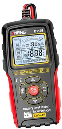 JicSuXi 12V 24V Auto Batterie Lichtmaschine Tester Auto Blei Säure Batterie Tester