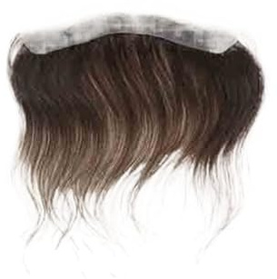 Peluquines para hombre Prótesis capilar for hombres, sistema de cabello humano liso, rayita frontal piel fina 0,06mm Postizos(16x2.5cm)