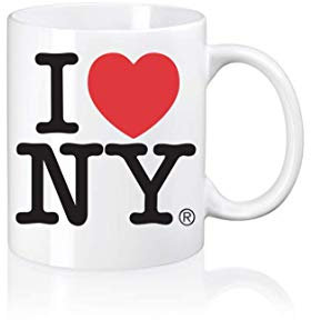 I love NY Tasse Accessoires I Love New York Souvenirs Kaffeebecher Weiß