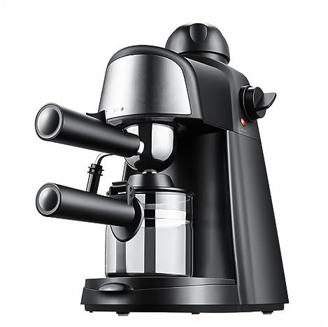 ERYUE Máquina de café espresso 5 barras 2-4 tazas 240 ml de capacidad 800 W Cafetera espresso con vaporizador de leche vaporizador Varita para capuchino Latte Macchiato Mocha,maquina de cafe