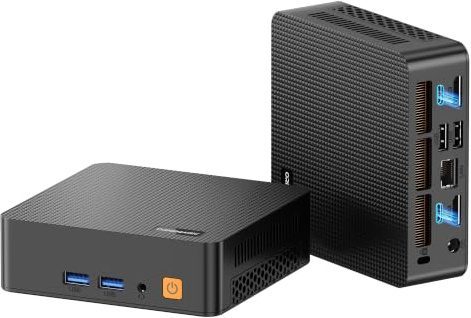 origimagic Mini PC C5, Ryzen 5 3500U (jusqu'à 3,7 GHz), 8Go DDR4, SSD 256 Go, Triple écran 4K, Pré-OS11 Pro/WiFi 5/BT5.0/Double Ethernet, Ordinateur de Bureau pour la Maison