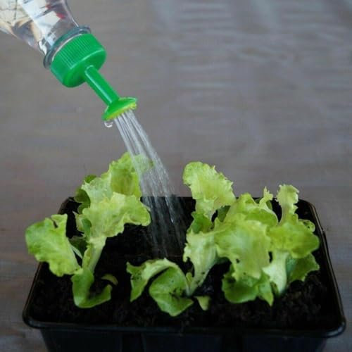 Garten Flaschenverschluss Sprinkler Düsen Set 4 Pack für Standard Softdrinkflaschen, zum Bewässern von Pflanzen