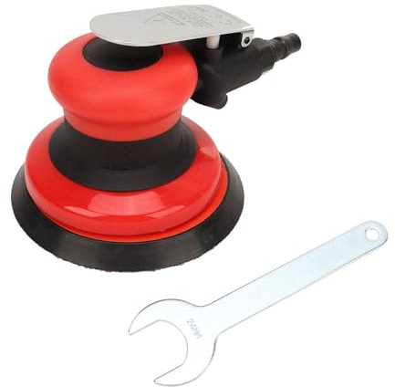 Gearwell Orbital Sander, 5in 10000 rpm de lijador de palma neumática de doble acción para trabajo de carrocería de aire, herramienta de lijadora aleatoria, lijadora para