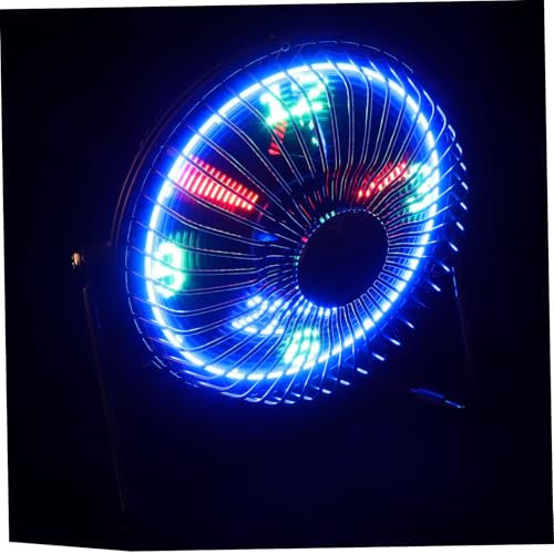DOITOOL Ventilateur Usb Mini Avec Horloge Led Et Display De Température Portable Pour Bureau Et Maison