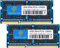 16GB (2x8GB) DDR3L 1600MHz Sodimm 2Rx8 PC3L-12800S 8 G DDR3 portatile RAM PC3 12800 Notebook 1.35V 204-Pin 1600 Memoria CL11 Kit