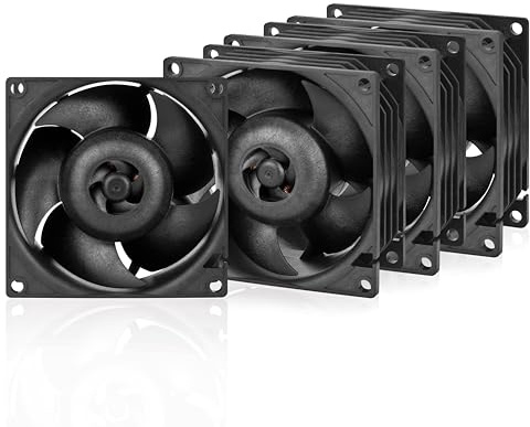ARCTIC S8038-10K (4 Stück) - Server Lüfter, 80x80x38 mm, 500-10000 rpm | PWM reguliert, 4-Pin Anschluss, 12 V DC