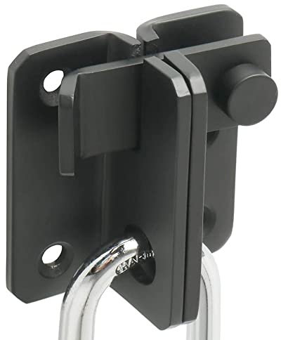 HEIBTENY Türbolzen,Türbolzen Bolzen Verriegelung, Hardware Edelstahl Home Gate Guard,für Oberlichtschnäpper Hauptfenster Tor Sicherheit