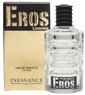 Inessance Paris - Eau de Toilette para Hombre Eros Legend - Colonia Seducción Masculina Intensa con Notas Frescas y Amaderadas - Fabricado en Francia - 100 ml