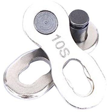 Kisangel Bike Chain Missing Link Replacement Quick Link for 10-Speed Bicycle Chains Stainless Steel Repair Accessory for Cycling Maintenance