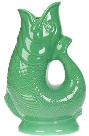 Iconic Pea Glug Jug Large 28cm 1.4L | Gurgle Fish Jug and Fish Vase