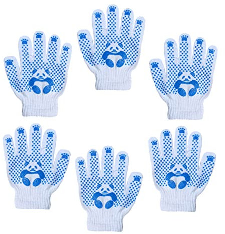 INOOMP 3paare Gartenhandschuhe Für Junge Mädchen Aus Polyester-baumwolle Schutzhandschuhe Arbeitsschutzhandschuhe Handschutzhandschuhe Bequeme Arbeitshandschuhe Für Junge Mädchen