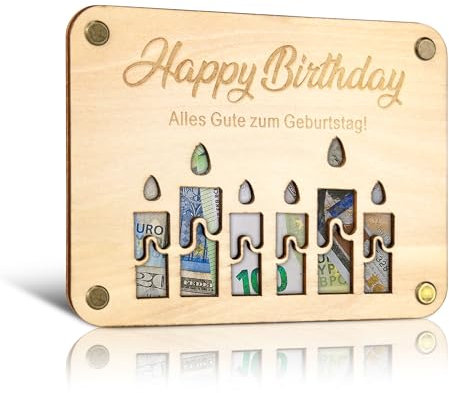 TAKULA Geldgeschenke Verpackung-Alles Gute zum Geburtstag,Geldgeschenke Geburtstag Geld Geschenkverpackung,Geld Geschenke Ideen Passender Umschlag
