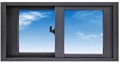 Fenster Window Kellerfenster Schiebefenster Oberlichtfenster Groß 120 100 90 80 70 60 50 40 CM, Horizontale Schiebefenster Für Schuppen, Hühnerställe, Mobilheime, Badezimmer Und Keller, Schwarz(WxH 42