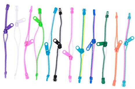 QUMIIRITY 100st Reißverschluss-armbänder Kinderspielzeug Kinderarmband Zappeln Reißverschluss Armbänder Zappelspielzeug Für Kinder Armband Für Paare Reißverschlussarmbänder Für Kinder