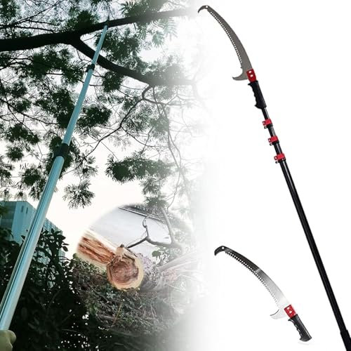 YYRHD-CZ Potatori Retrattili for Alberi, Potatori Manuali A Cricchetto con Puleggia, Utensile A Denti di Sega for Potatura Rami, Adatti for Giardini E Fattorie(7.2M (24FT))