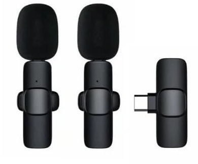 NXPZ Drahtloses Ansteckmikrofon, Plug-and-Play Mini-Klippmikrofon mit Rauschunterdrückung, für iPhone, iPad, Android Smartphones und Tablets, Videoaufnahmen, Vlogs, TikTok, YouTube, Livestreaming