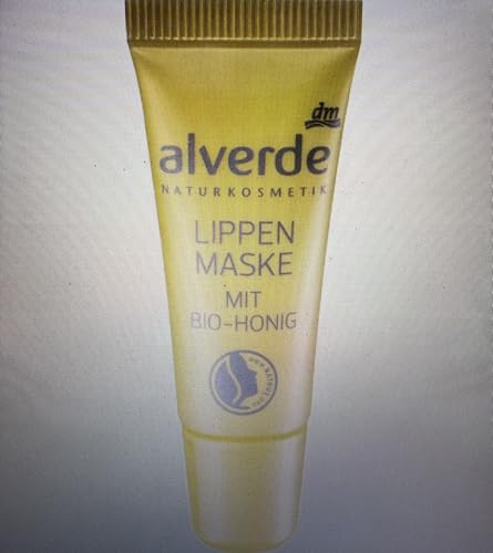 alverde NATURKOSMETIK - Maschera per labbra con miele, 8 ml