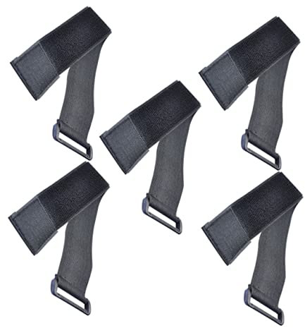 Happyyami Elastischer Bündelungsgürtel 5 Stück 30cm Aus Polyestermaterial Mit Schnallendesign Robust Und Wiederverwendbar Für Outdoor Spiele Und Gepäckbefestigung