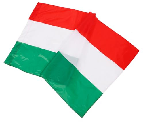 CLISPEED Bandera Nacional de Hungría Bandera Grande de Poliéster para Decoración de Jardín y Calles para Exteriores