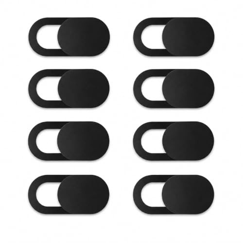 8PCS Webcam Cover Slides - Camera Privacy Covers for Laptop, Tablet & Phone