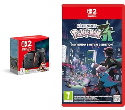 Nintendo Switch 2 + Mario Kart World & Légendes Pokémon Z-A