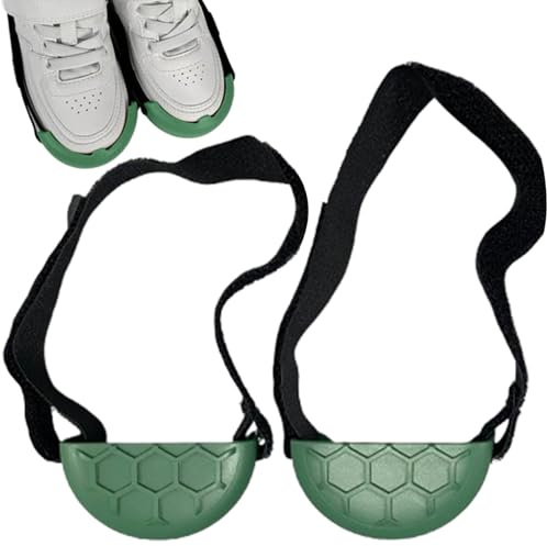 Skyddande tåskydd - 20 cm skospets, stötdämpande, hållbart fotskydd | skyddande tåskydd för, sport, vandring, L, Färg: grön, Se référer au descriptif