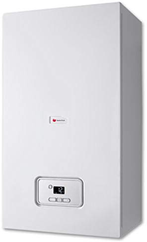 Saunier Duval Chaudière à gaz à condensation mixte série Thelia Condens 25, puissance 19, 1 kW en chauffage, 25, 2 kW en ACS, 30 x 41, 8 x 74 cm, blanc, standard